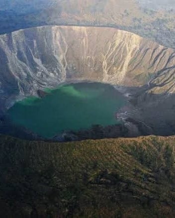 Volcán Chichonal en Chiapas.