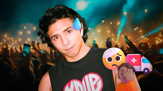 VIDEO: Milton de Latin Mafia protagoniza accidente al lanzarse al público tratando de ser un rockstar