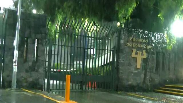Se reporta que un hombre murió en la Facultad de Psicología