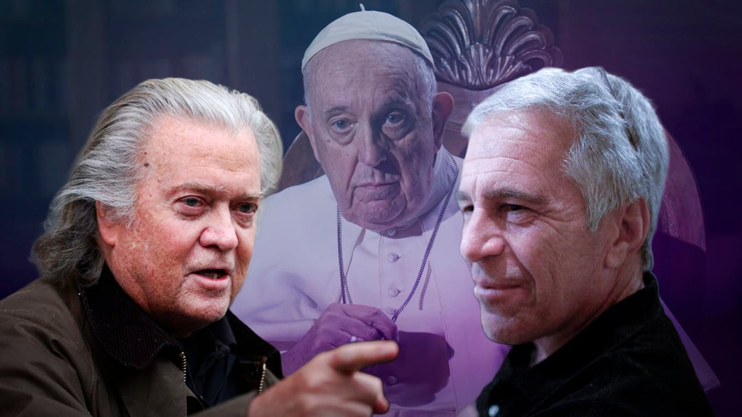 Revelan que Bannon y Epstein discutieron cómo “derribar” al Papa Francisco