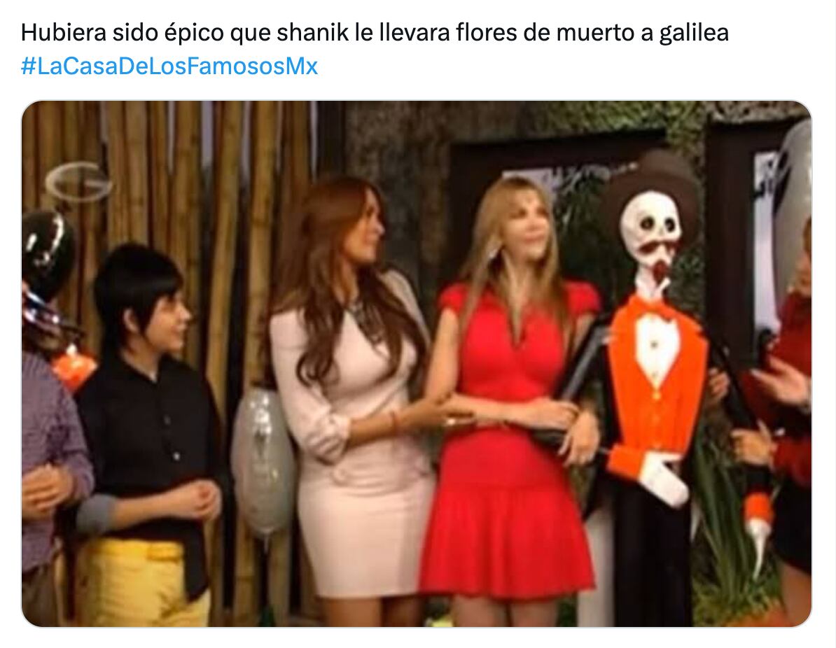 Meme de Shanik Berman en La Casa de los Famosos México 2024
