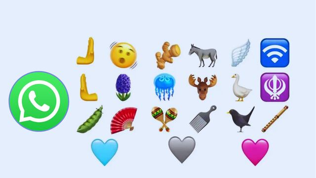WhatsApp: Nuevos emojis 2023 incluyen un burro y hasta jengibre