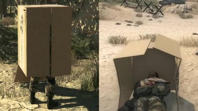 Camuflaje caja de cartón como en Metal Gear Solid burló una IA