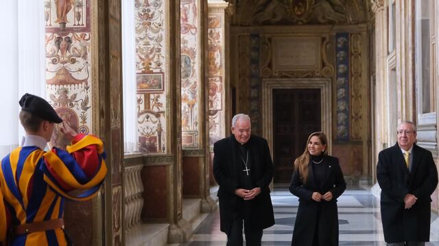 Monseñor Peña Parra y Mara Lezama
