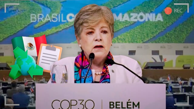 Alicia Bárcena presenta la NDC 3.0: México reafirma su compromiso contra el cambio climático.