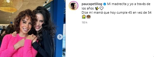 Ana Paula Capetillo da felicitación a Biby Gaytán.