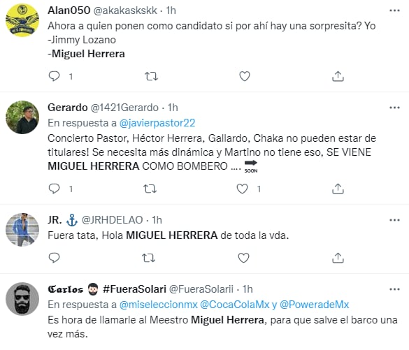 Comentarios sobre Miguel Herrera