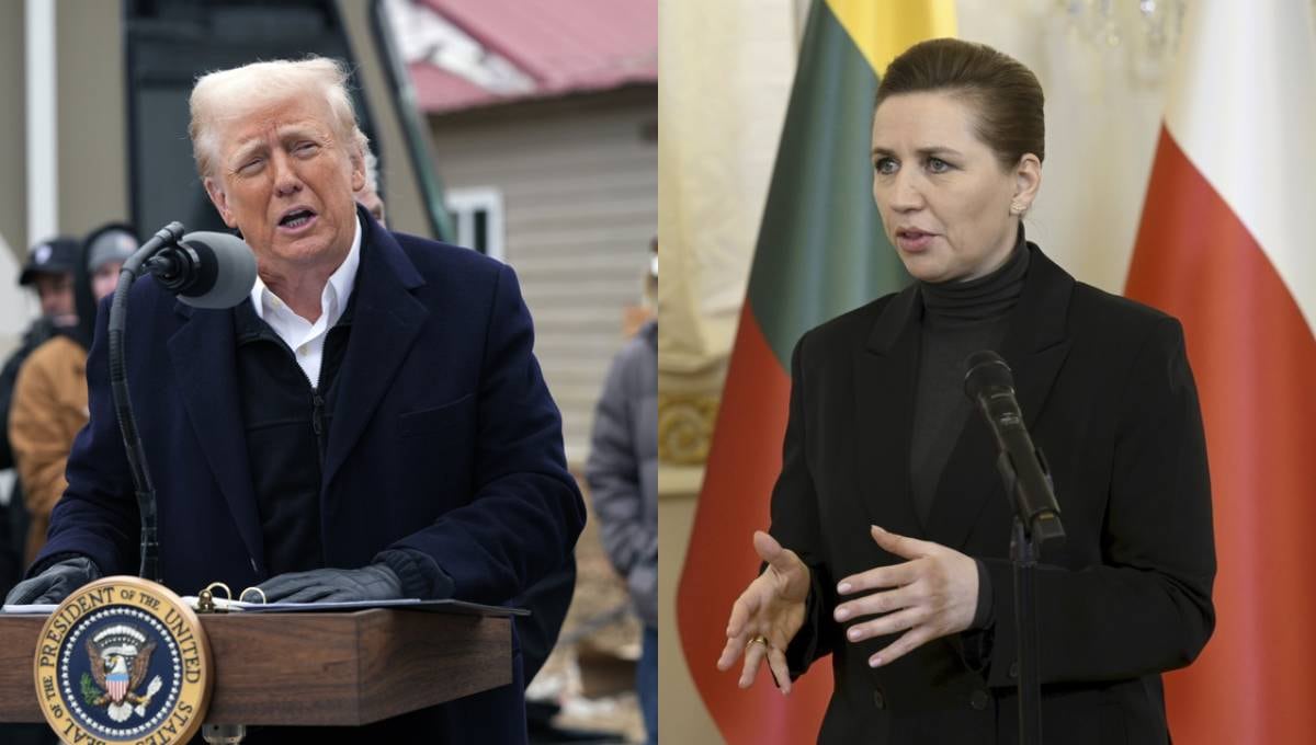 Donald Trump y Mette Frederiksen