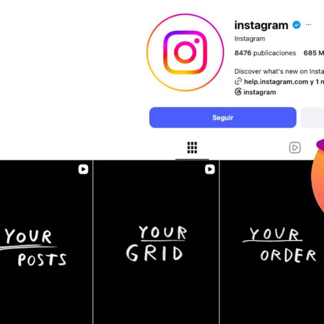 Instagram cambia la forma de organizar tu perfil con su última actualización