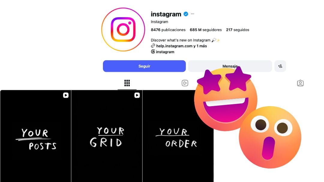 Instagram cambia la forma de organizar tu perfil con su última actualización
