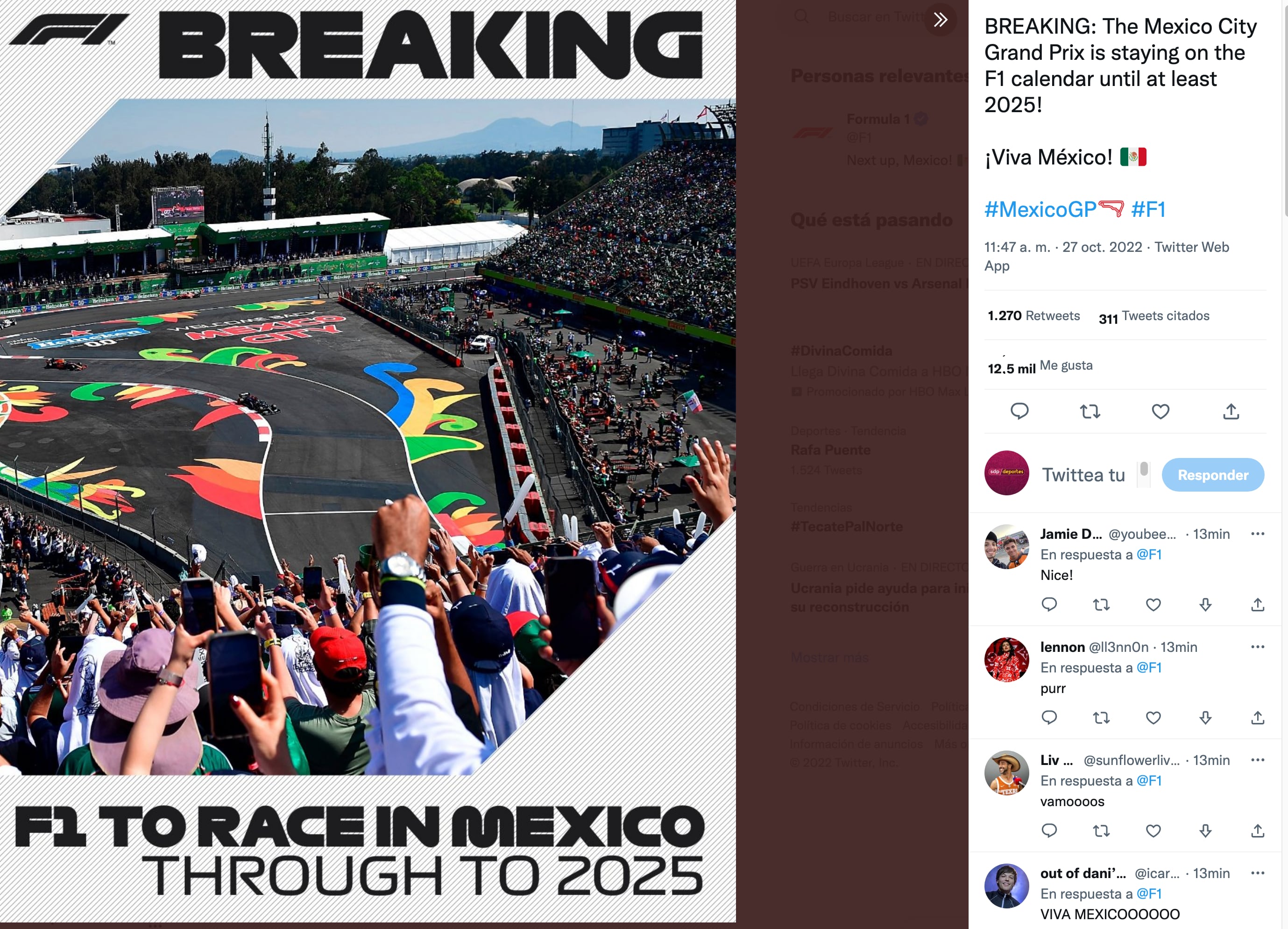 Gran Premio de México hasta 2025