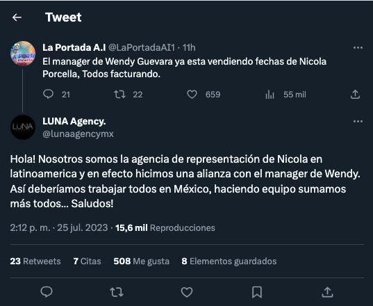 Wendycola factura con fechas de trabajo y ni ha salido de La Casa de los Famosos México