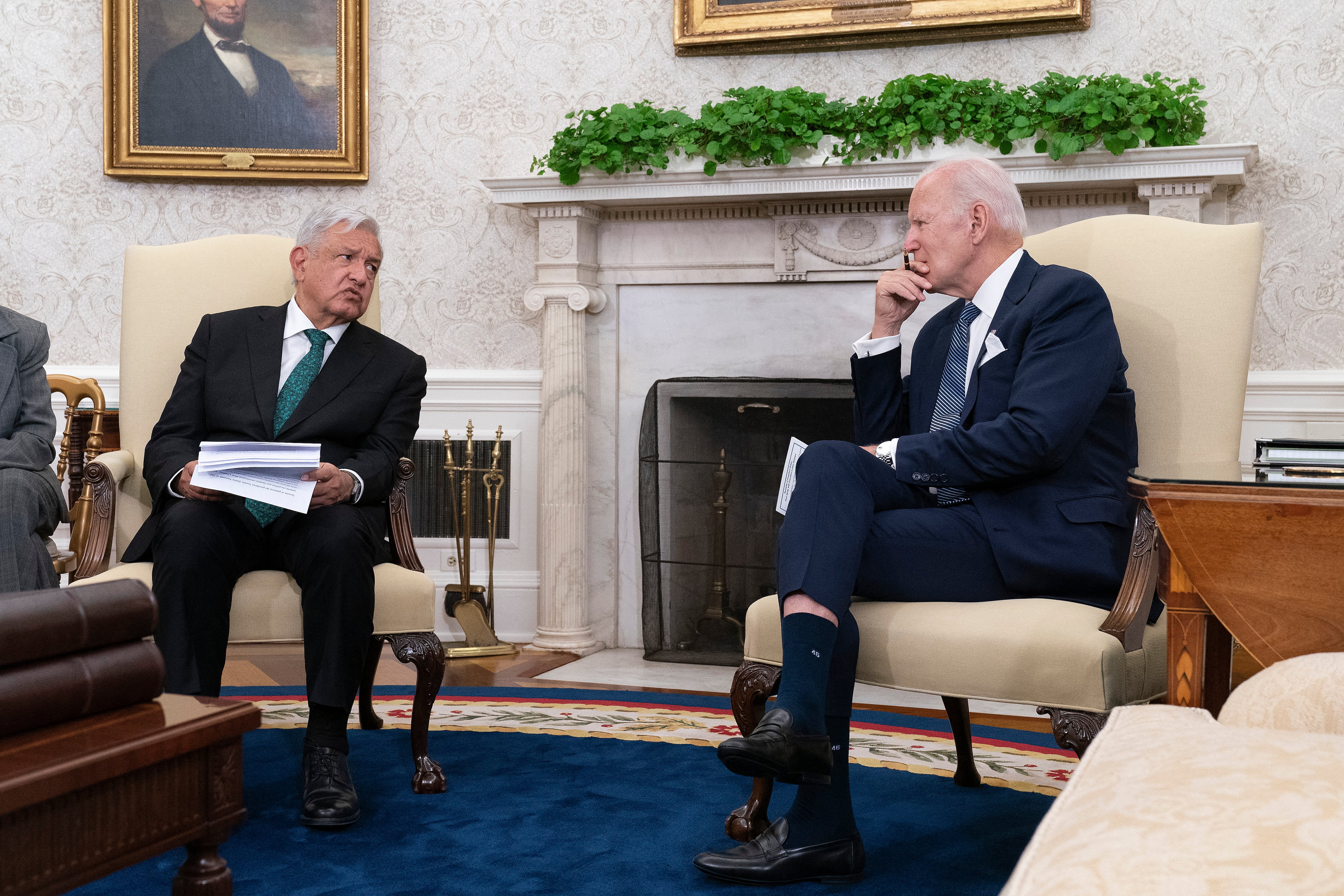 AMLO y Joe Biden