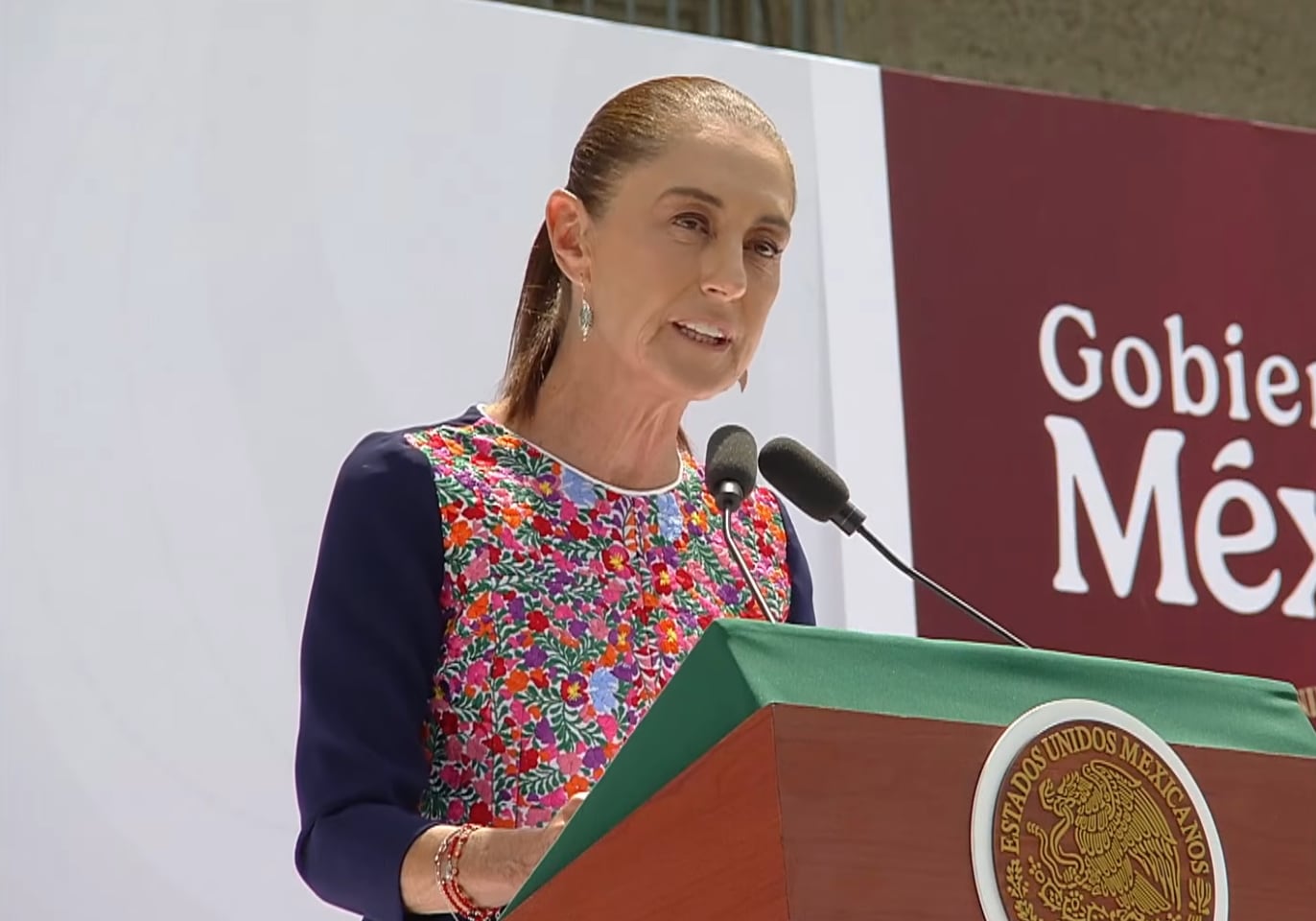 Claudia Sheinbaum en el cierre de su segundo informe en el Zócalo