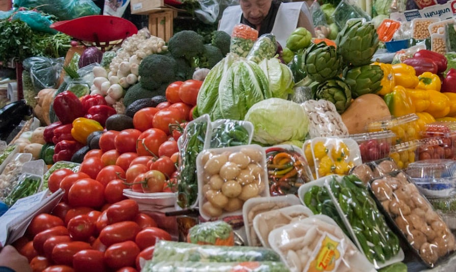 Frutas y verduras.