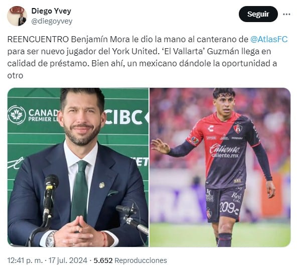 Canterano de Atlas FC va a la MLS