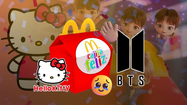 McDonald’s se despide de Hello Kitty con anuncio de la Cajita Feliz de BTS