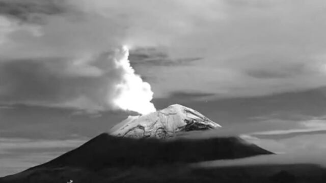 Volcán Popocatépetl hoy 23 de julio de 2024