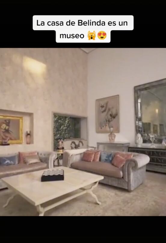 Belinda muestra su casa a La Divina Comida.