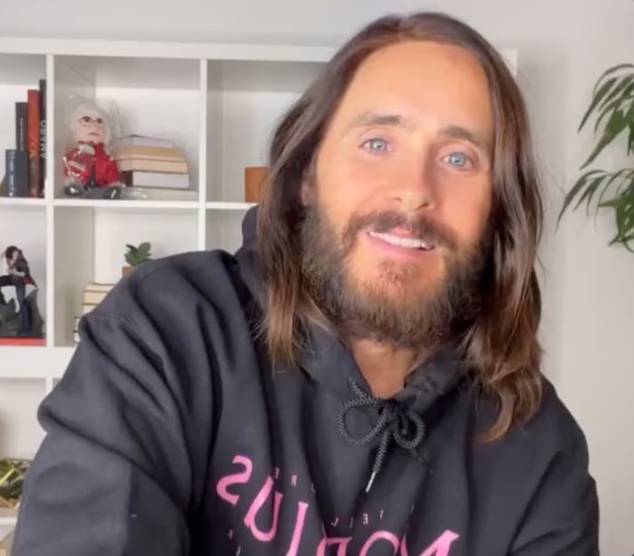 Jared Leto en videollamada con fan mexicano