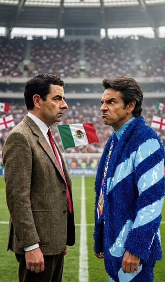 Eugenio Derbez enfrenta a Ludovico P. Luche y Mr. Bean