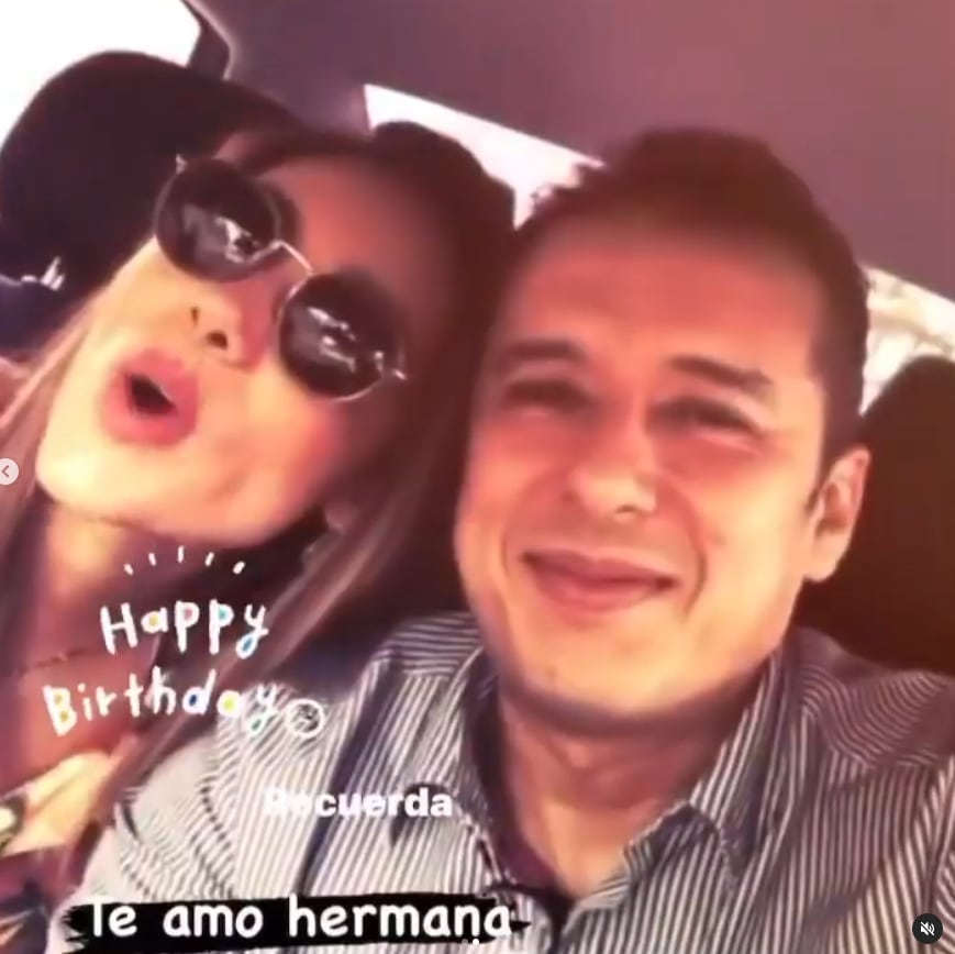 Marilé, la hermana de Yolanda Andrade y su otro hermano, Rolando Andrade.