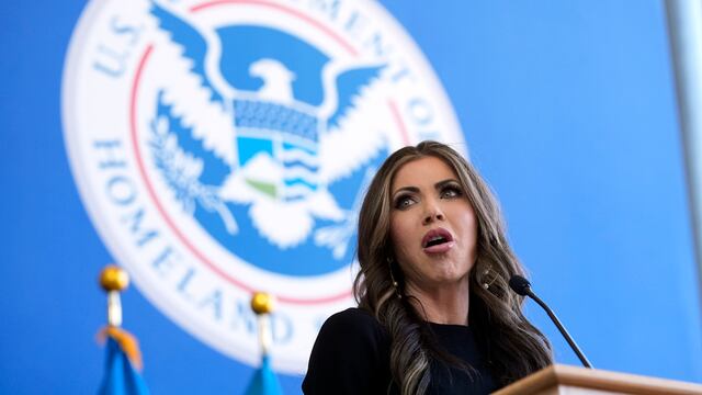 Kristi Noem, secretaria de Seguridad Nacional de Estados Unidos