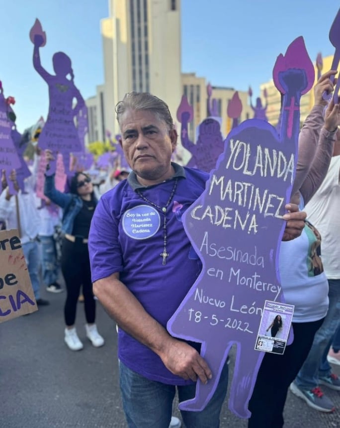 Activista Gerardo Martínez Bautista, padre de Yolanda Martínez Cadena
