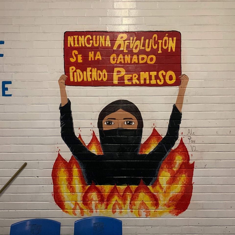 "La Revolución" en Prepa 7.