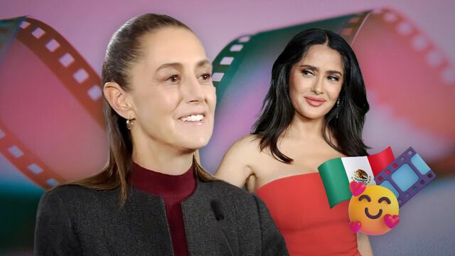Sheinbaum adelanta visita de Salma Hayek por apoyo al cine