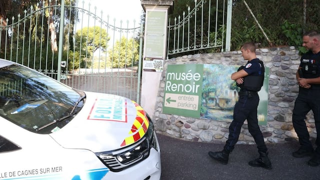 Roban obras de Renoir en Francia y abandonan dos durante la huida