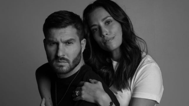 Gignac y su esposa