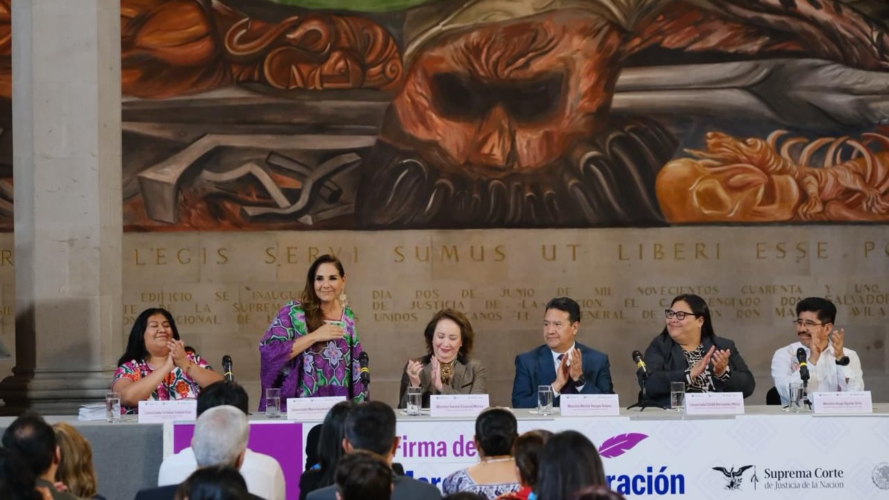 Mara Lezama se suma a convenio con la SCJN para fortalecer justicia con perspectiva de género