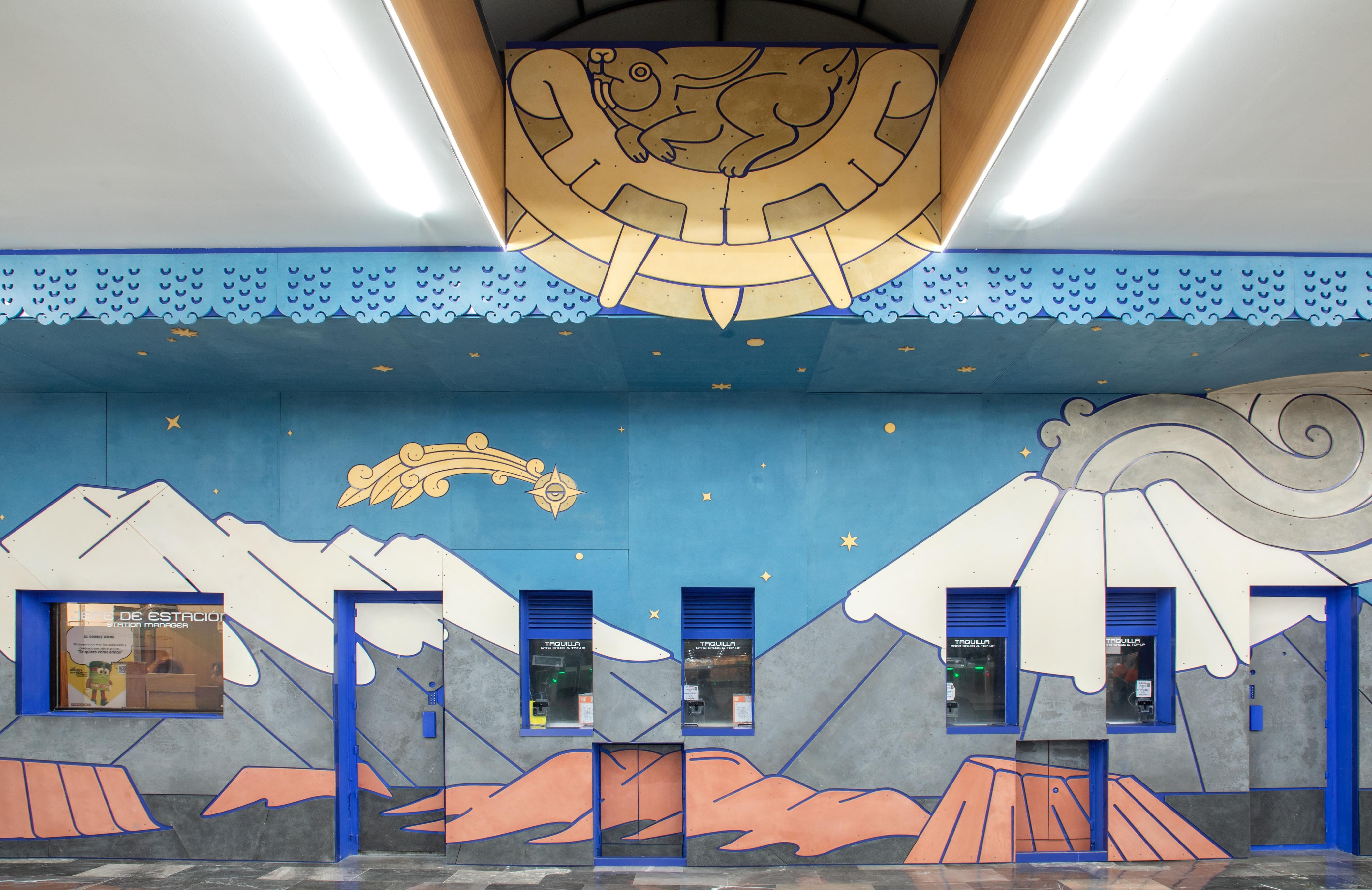 Arte y memoria en Metro Universidad: la nueva imagen de la Línea 3.