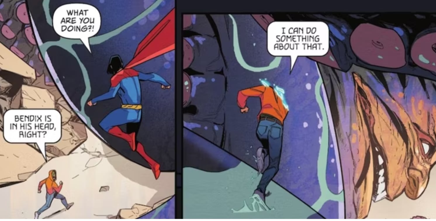 Superman y Jay Nakamura