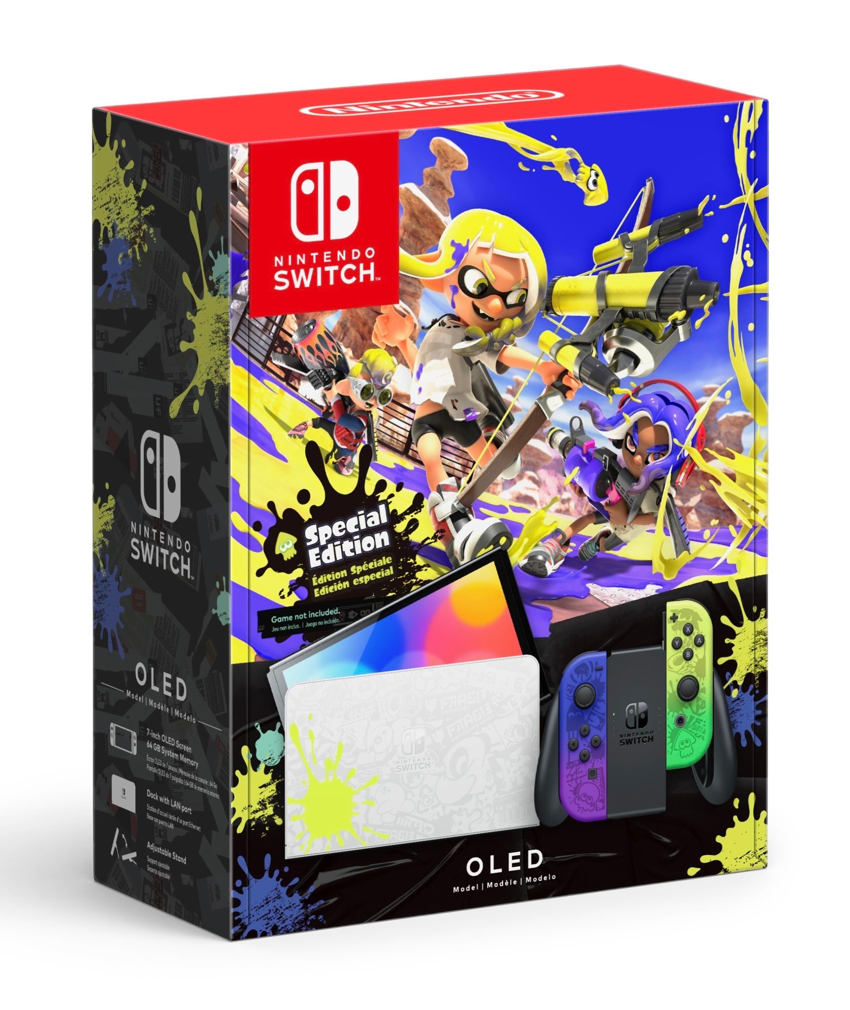 Nintendo Switch OLED versión 'Splatoon 3'