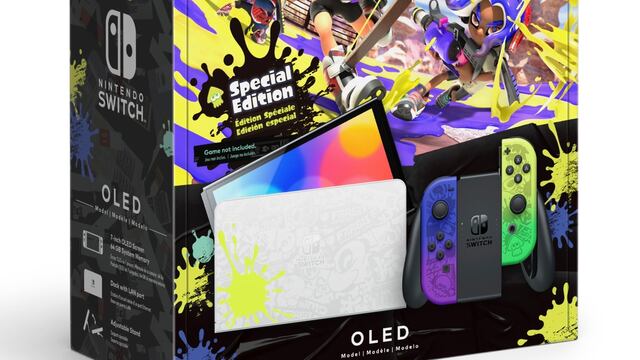 Nintendo Switch OLED versión 'Splatoon 3'