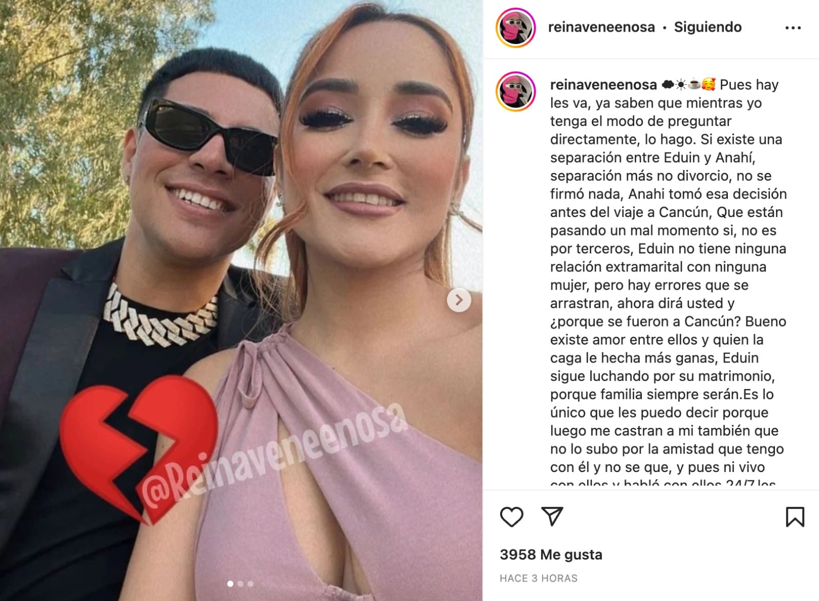 ¿Eduin Caz de verdad se divorció de Daisy Anahy?