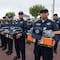 Pedro Rodríguez Villegas, alcalde de Atizapán de Zaragoza, entrega chalecos balísticos y constancias a policías