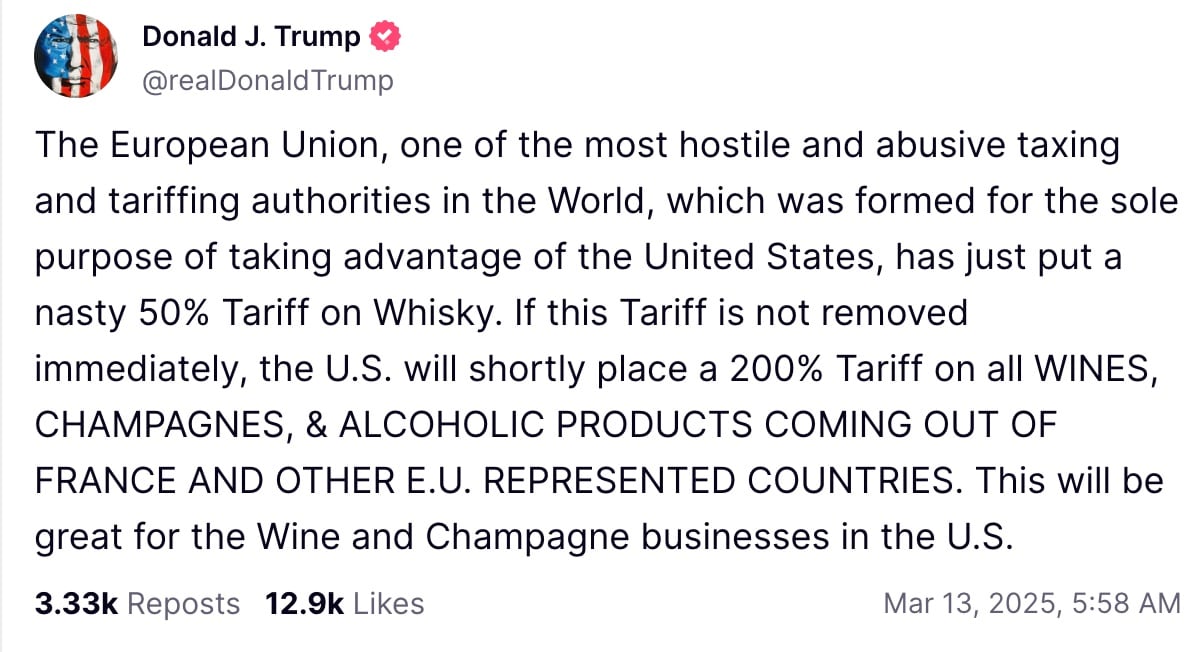 Donald Trump contra Europa