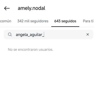 Hermana de Christian Nodal no sigue a Ángela Aguilar en Instagram