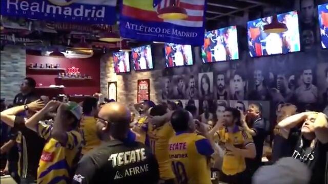 Aficionados Tigres lamentaron el gol anulado
