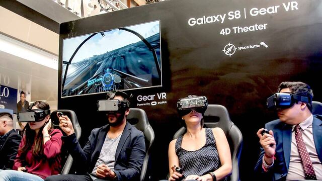 Experiencia de Realidad Virtual del Galaxy Studio.