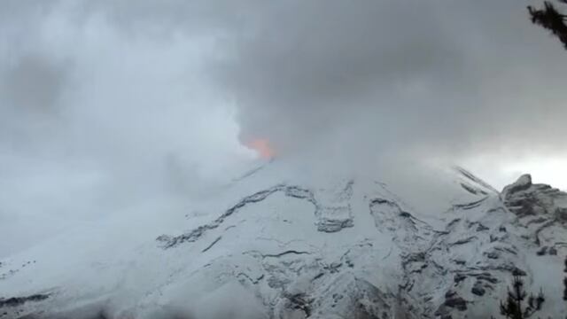 Volcán Popocatépetl el 26 de mayo