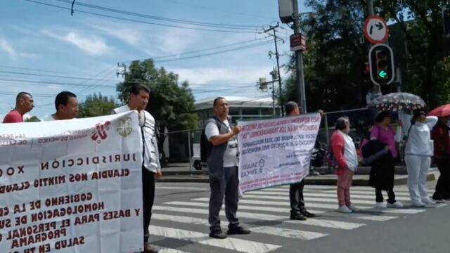 Se registra bloqueo en Periférico y Barranca del Muerto, en CDMX