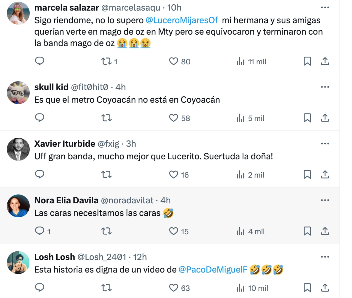 Usuarios se rien de la confusión con El Mago (The Wiz) de Lucerito Mijares con Mago de Oz