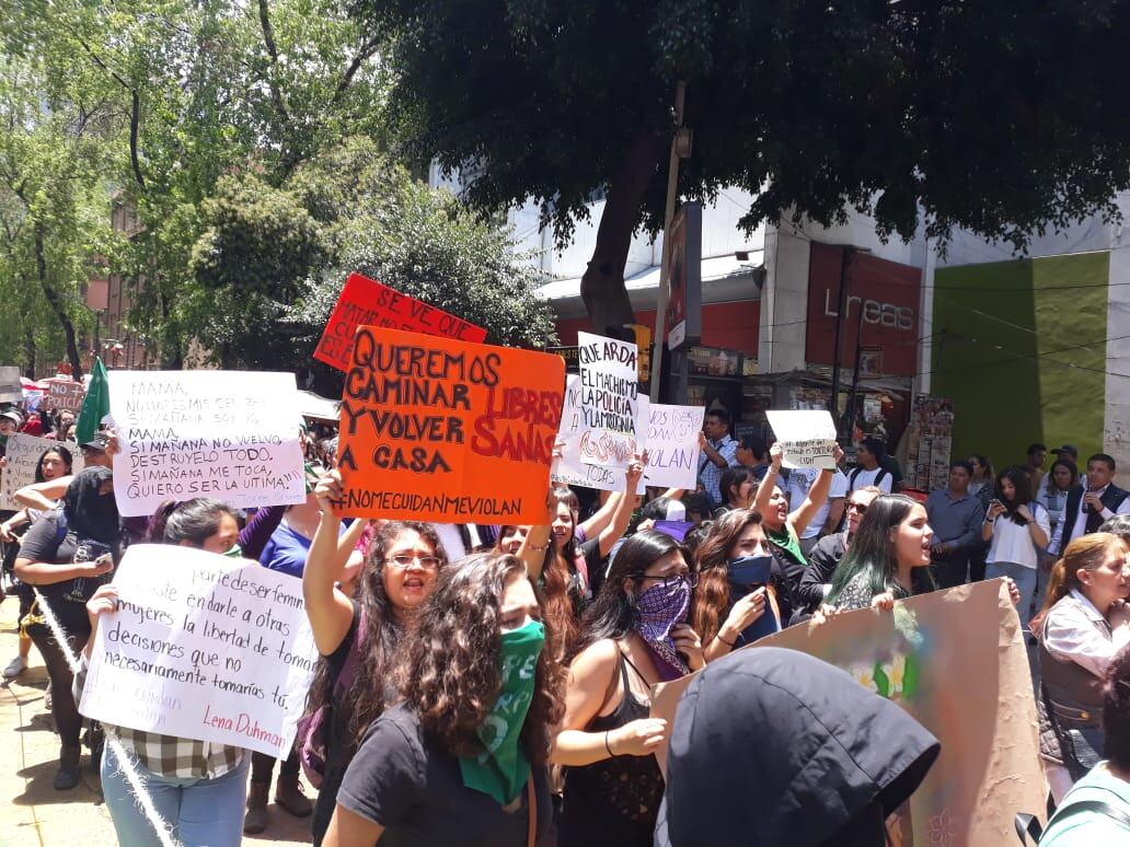 Marcha por justicia para víctimas de violación.