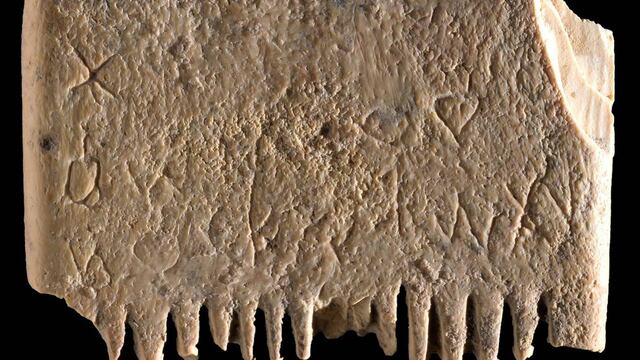 El más antiguo peine para piojos