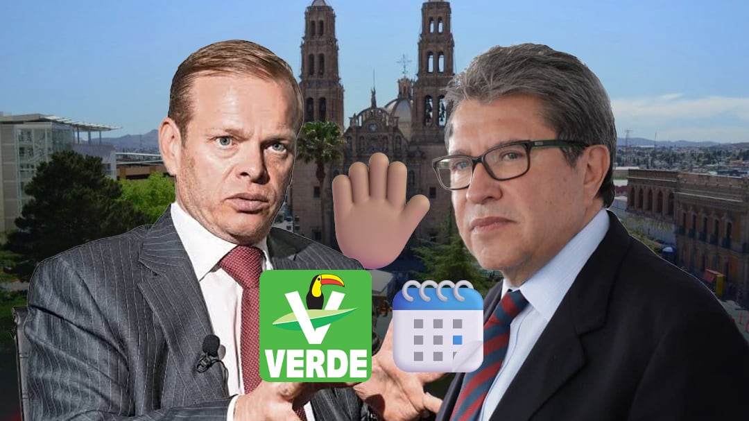 Monreal rechaza postura del PVEM sobre la alianza con Morena en Chihuahua
