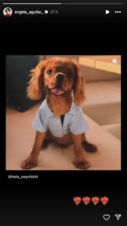 Ángela Aguilar presume foto de su ‘hijo’ con Christian Nodal